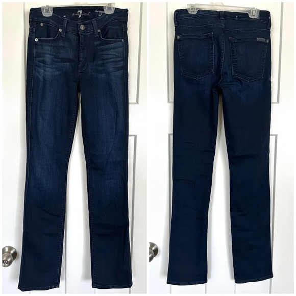7 For All Mankind Modern Straight Jeans – Size 27 - Picture 1 of 7